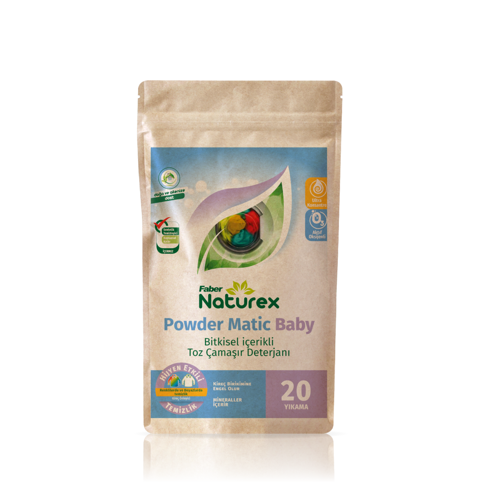 Faber Naturex Powder Matic Powder Laundry Detergent with Herbal Content