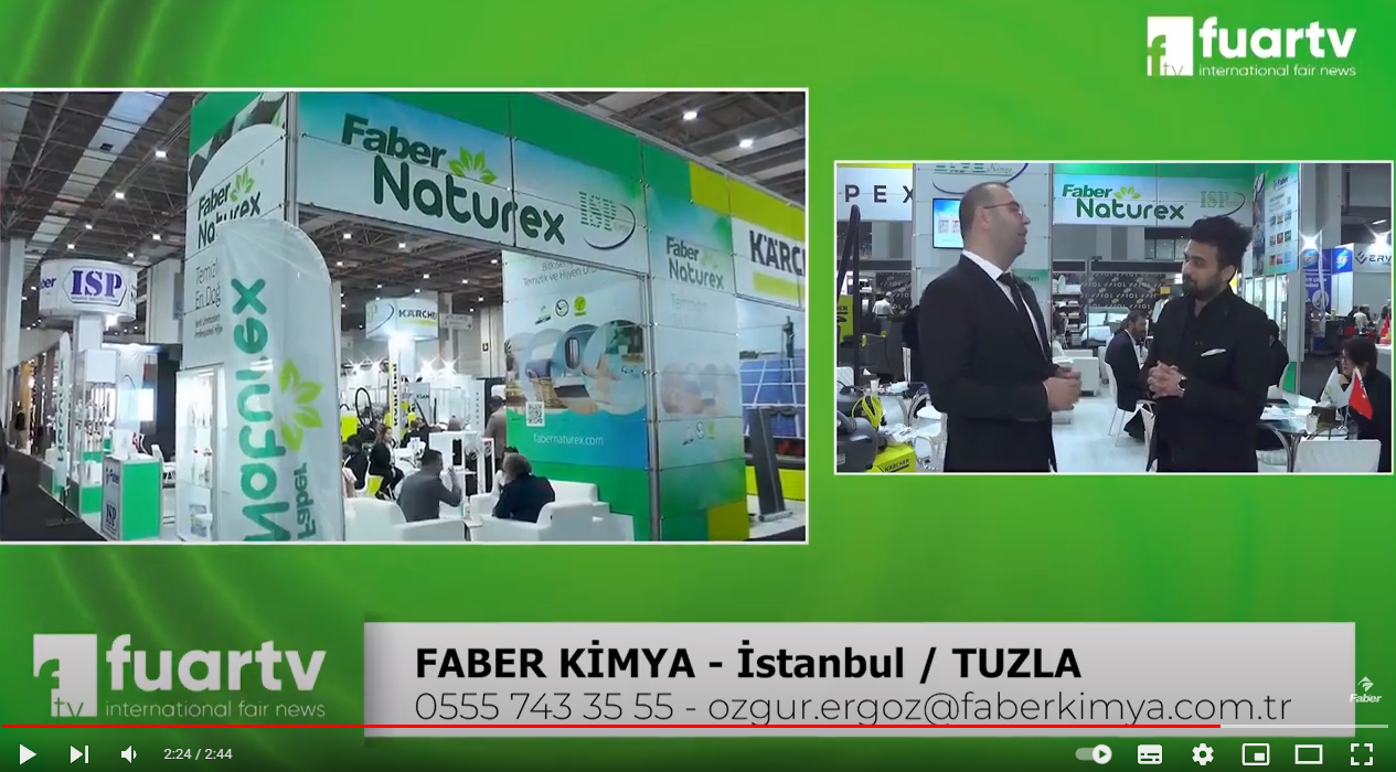 Faber Kimya Temizliğin En Doğal Hali Fuar Röportajı